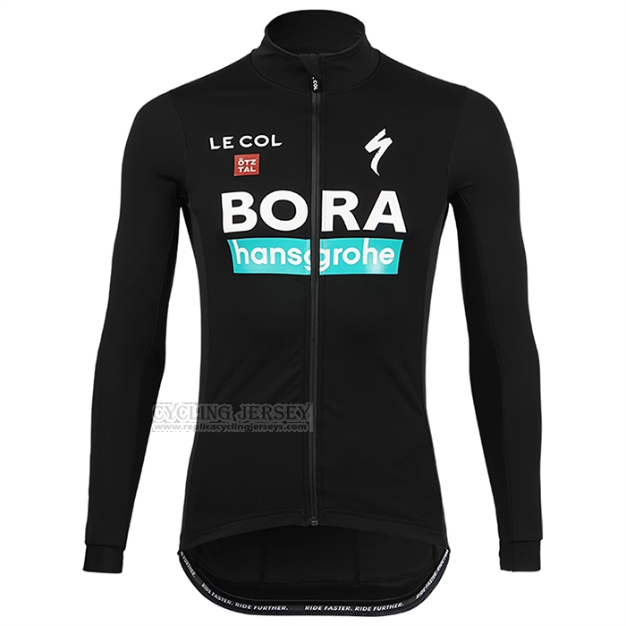 2022 Cycling Jersey Bora-Hansgrone Black Long Sleeve and Bib Short